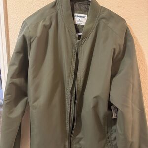 Old Navy Men's Khaki Bomber Jacket